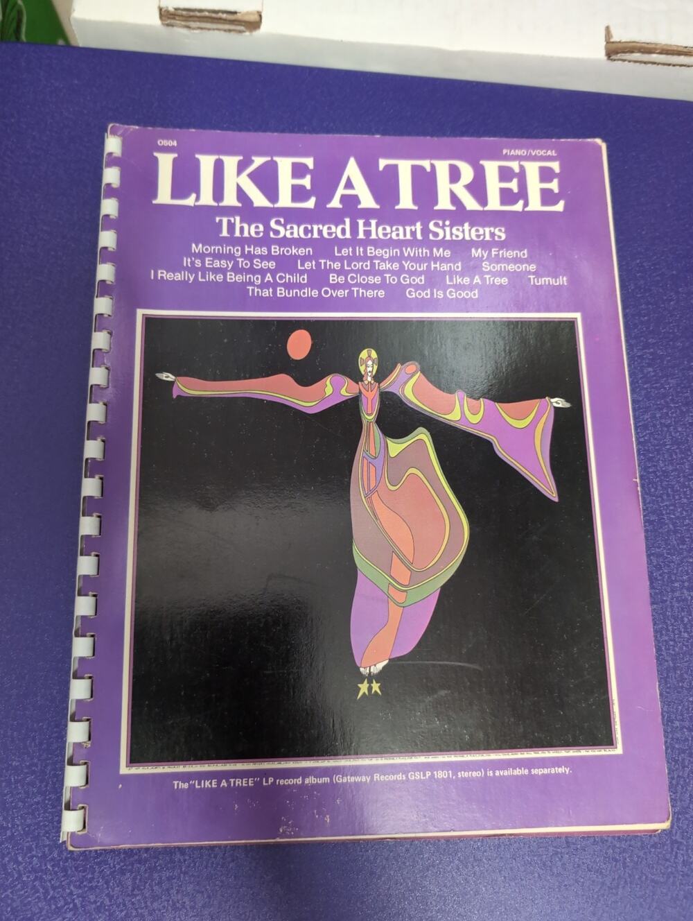 Like a Tree by Sacred Heart Sisters Piano Vocal Sheet Music Spiral bound Vintage
